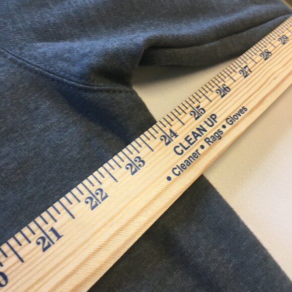 Cabelas Hoodie Sweatshirt Mens Large Gray Green Pullover Kangaroo Pouch - Picture 7 of 8